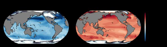 Mapas del clima en el pasado, y en el futuro, vinculados al dióxido de carbono