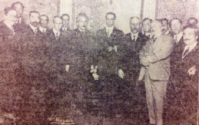 Einstein at University of Cordoba Rectory