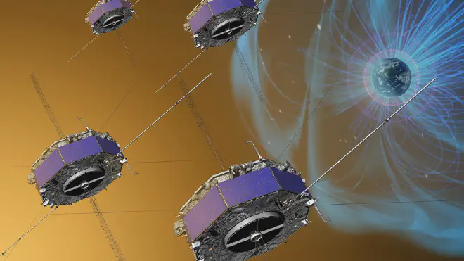 New simulations help to clarify the physics behind a recent discovery made by NASA’s Magnetospheric Multiscale mission spacecraft. Credit: NASA Goddard Space Flight Center