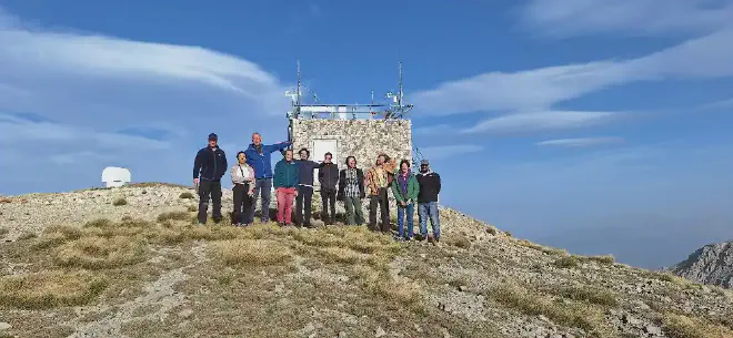 Some members of the scientific team working on the CHOPIN campaing. 2025 EPFL/LAPI CC-BY-SA 4.0