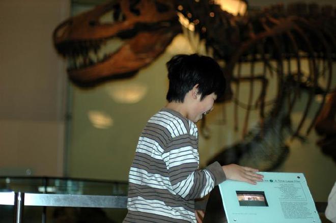 Hamilton Se-Hwee Oh, PhD: Early days, imagining life from millennia ago. American Museum of Natural History, New York, USA. Sunday, 25 December 2005. Credit: Hamilton Se-Hwee Oh, PhD