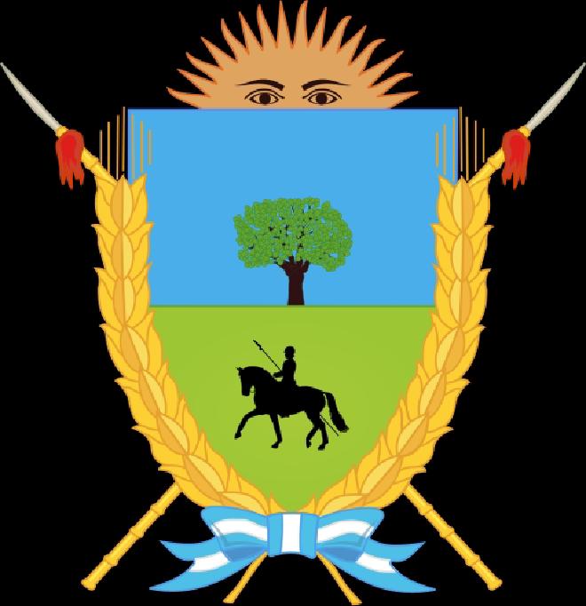 Coat of arms of the La Pampa Province, created by Luis Olsina