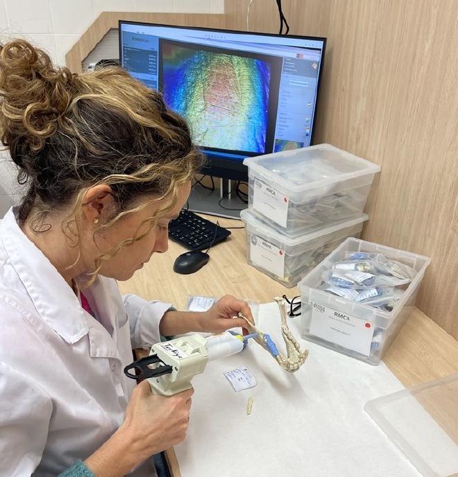 Professor Laura M. Martínez, of the Faculty of Biology and the Institute of Archaeology (IAUB) at the University of Barcelona. Image credit: Professor Laura Martínez (IAUB) at the University of Barcelona