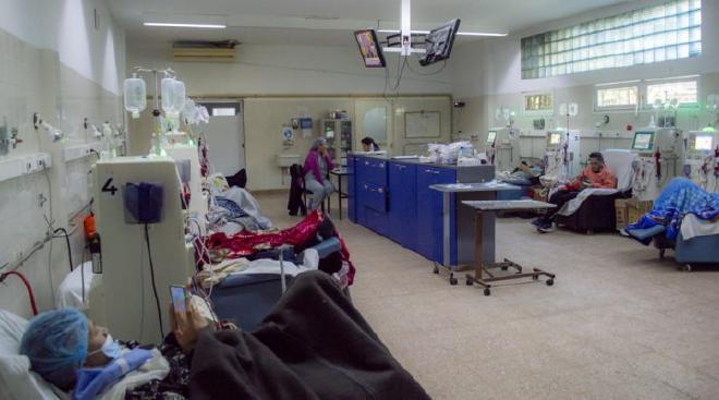 The hemodialysis unit at San Martín Hospital. The new test could help change the lives of many people.