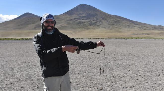 Iván Pérez, investigador del CONICET en la Facultad de Ciencias Naturales y Museo de la Universidad Nacional de La Plata. Foto: gentileza del investigador